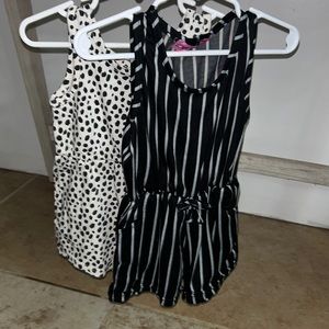 Girls rompers